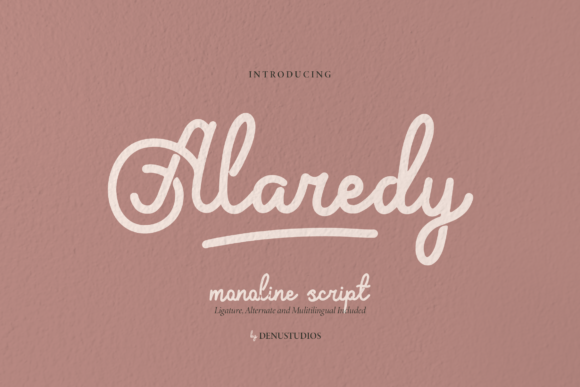 Alaredy Font for Professional Business Branding