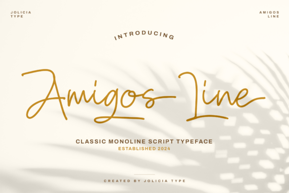 Amigos Line Font for Authentic Web Design