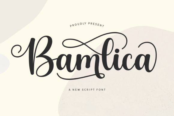 Bamlica Script Font for Handmade Creators