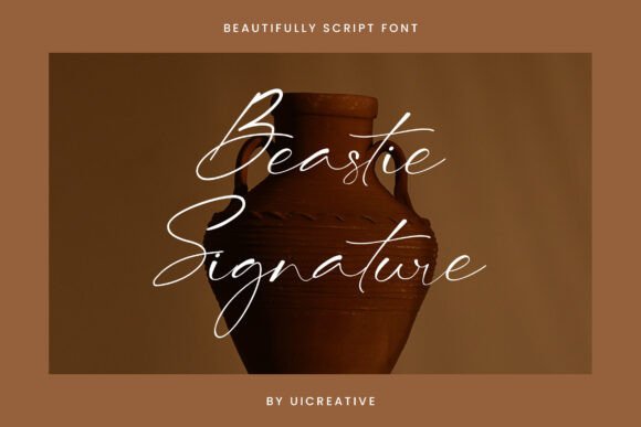 Beastie Signature Font for Elegant Branding