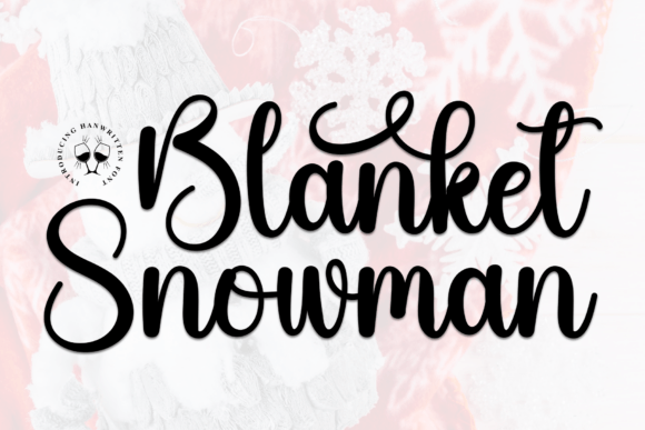 Blanket Snowman Font for Bold Business Branding