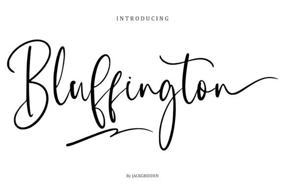 Bluffington Typeface Review for Modern Branding