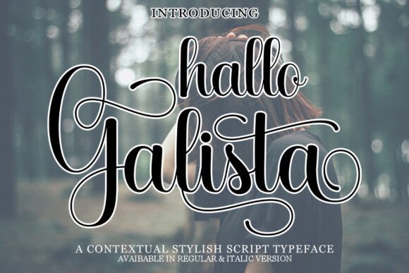 Branding with Hallo Galista Typeface