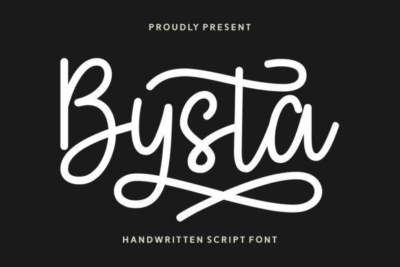 Bysta: A Lively Script Font for Handmade Brands
