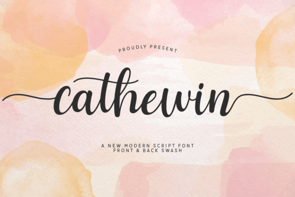 Cathewin: The Elegant Script Font for Makers