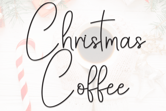 Christmas Coffee Font for Elegant Editorial Design