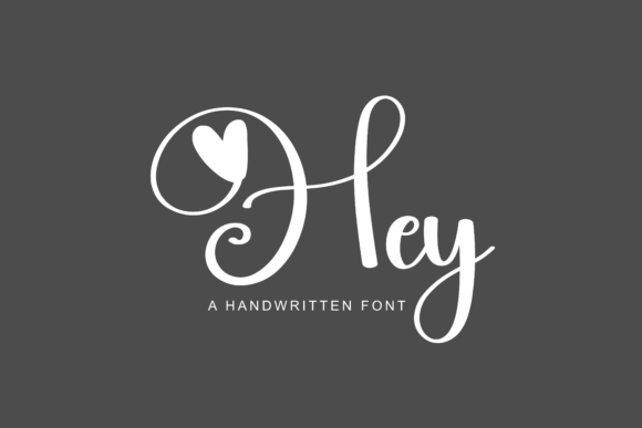 Hey Font: A Modern Script for Editorial Design