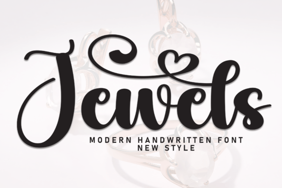 Jewels Script Font for Elegant Campaign Design