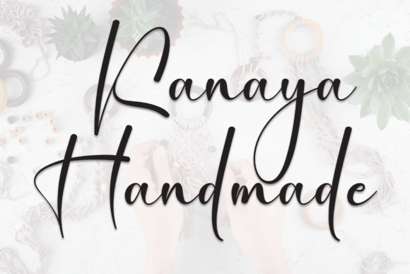 Kanaya Handmade: The Elegant Script Typeface for Marketers