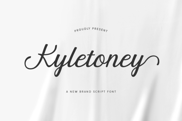 Kyletoney Script Font for Editorial Design