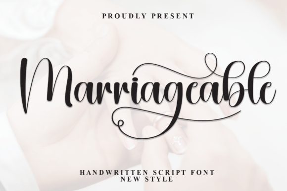Marriageable: A Stylish Script Font for Branding