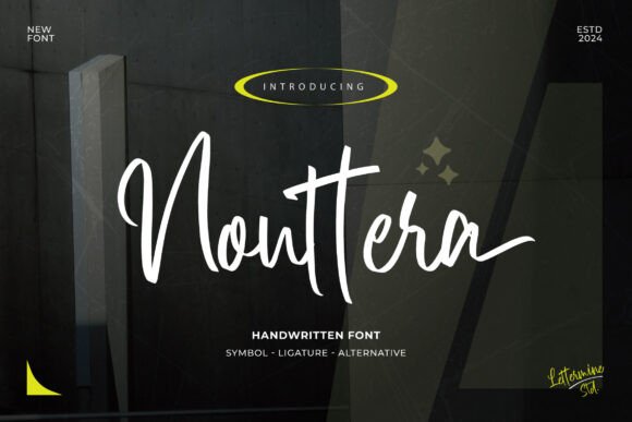 Nouttera: A Script Handwritten Font for Bold Branding