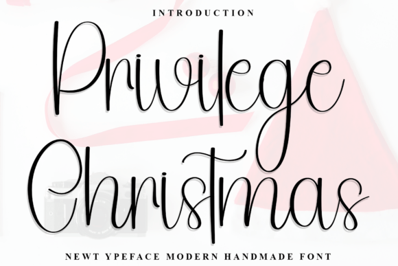Privilege Christmas: A Warm Script Font for Makers
