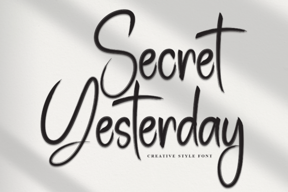 Secret Yesterday Font for Elegant Editorial Design