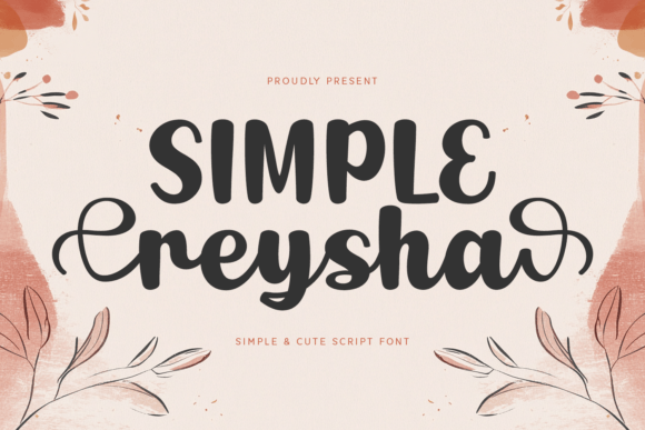 Simple Reysha: A Playful Script Typeface for Modern Brands