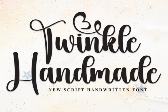Twinkle Handmade: A Script Font for Editorial Elegance