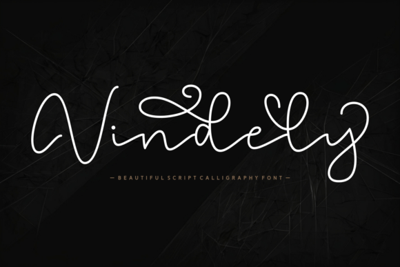 Vindely Script Font for Elegant Business Branding