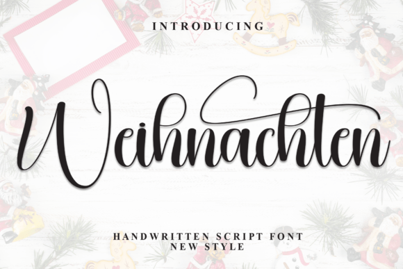 Weihnachten Font Review: Elegant Script for Designers