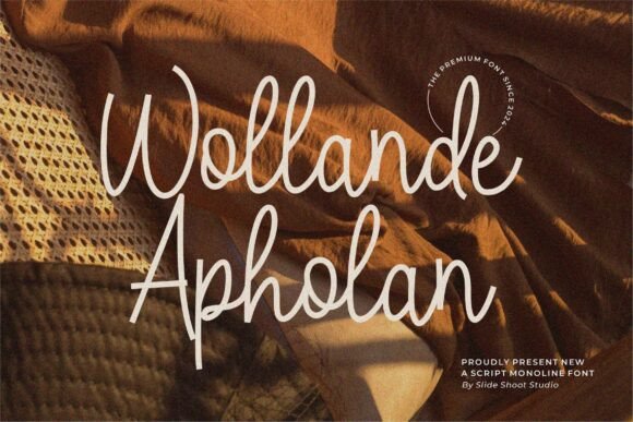 Wollande Apholan Typeface for Elegant Branding